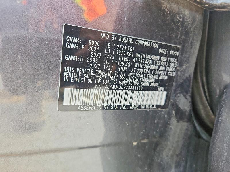 Продажа на аукционе авто 2019 Subaru Ascent, vin: 4S4WMAJD7K3441160, номер лота: 64102946