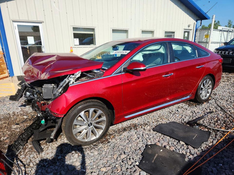 2015 Hyundai Sonata მანქანა იყიდება აუქციონზე, vin: 5NPE34AF9FH053525, აუქციონის ნომერი: 65900526