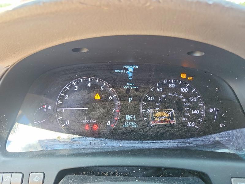 Aukcja sprzedaży 2007 Lexus Ls, vin: JTHBL46F975031777, numer aukcji: 63239966