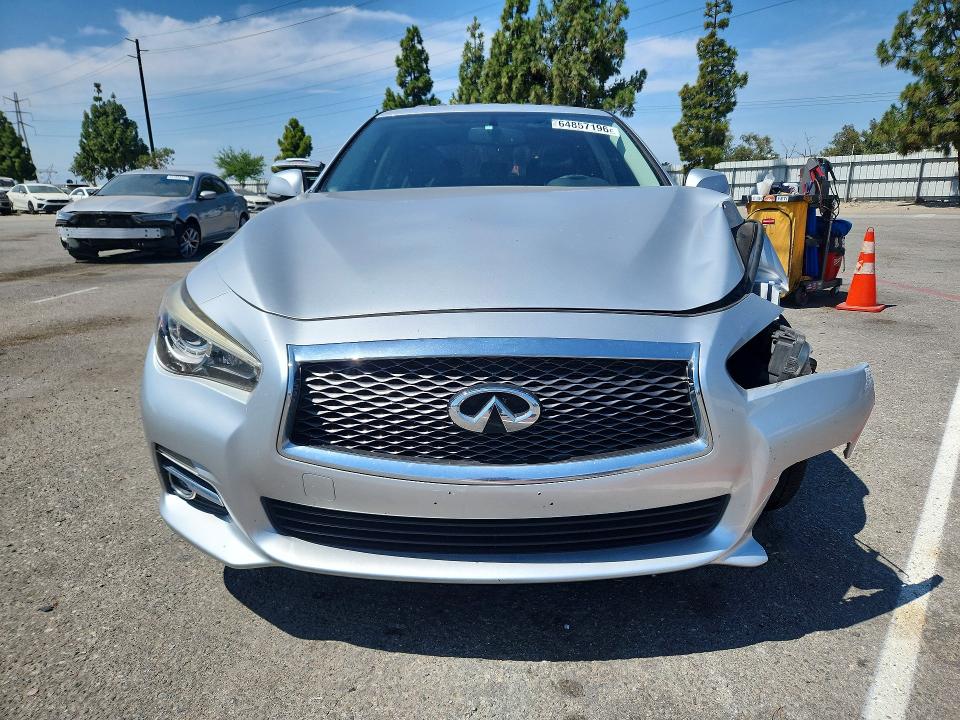 64857196 :رقم المزاد ، JN1BV7AR8FM401302 vin ، 2015 Infiniti Q50 مزاد بيع