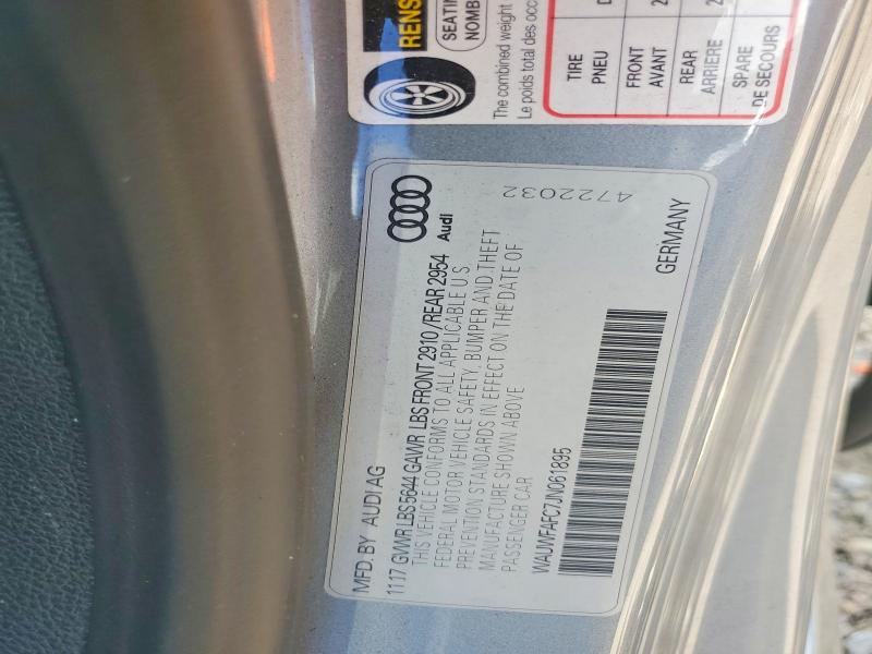 Продаж на аукціоні авто 2018 Audi S7, vin: WAUWFAFC7JN061895, номер лоту: 64013146