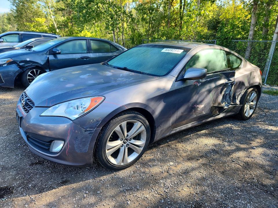 2010 Hyundai Genesis Coupe მანქანა იყიდება აუქციონზე, vin: KMHHT6KD9AU036823, აუქციონის ნომერი: 66092596
