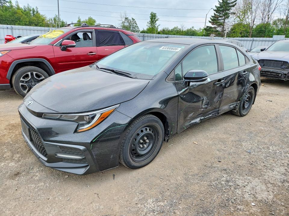 2020 Toyota Corolla მანქანა იყიდება აუქციონზე, vin: 5YFB4RBEXLP014038, აუქციონის ნომერი: 63300606