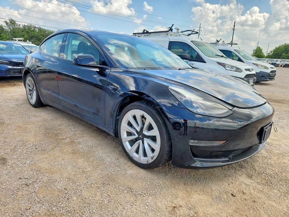 2022 Tesla Model 3 მანქანა იყიდება აუქციონზე, vin: 5YJ3E1EA7NF187719, აუქციონის ნომერი: 63419806