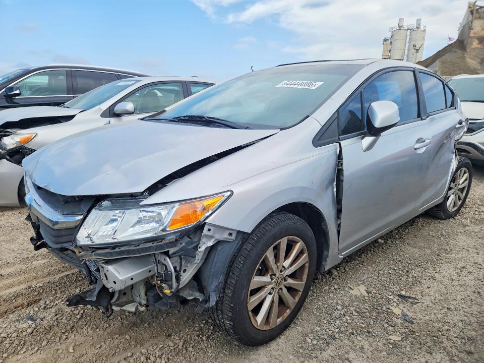 2012 Honda Civic მანქანა იყიდება აუქციონზე, vin: 19XFB2F99CE363706, აუქციონის ნომერი: 64444086