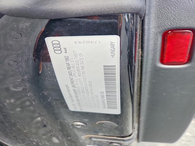 2018 Audi Tt Rs მანქანა იყიდება აუქციონზე, vin: WUACSAFV3J1903130, აუქციონის ნომერი: 63015026