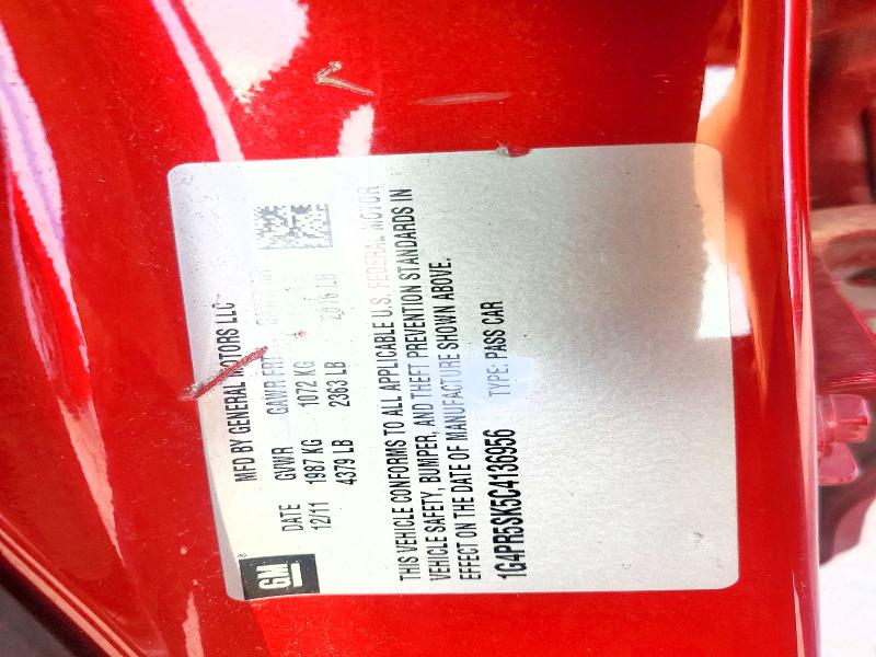 Aukcja sprzedaży 2012 Buick Verano, vin: 1G4PR5SK5C4136956, numer aukcji: 65323566