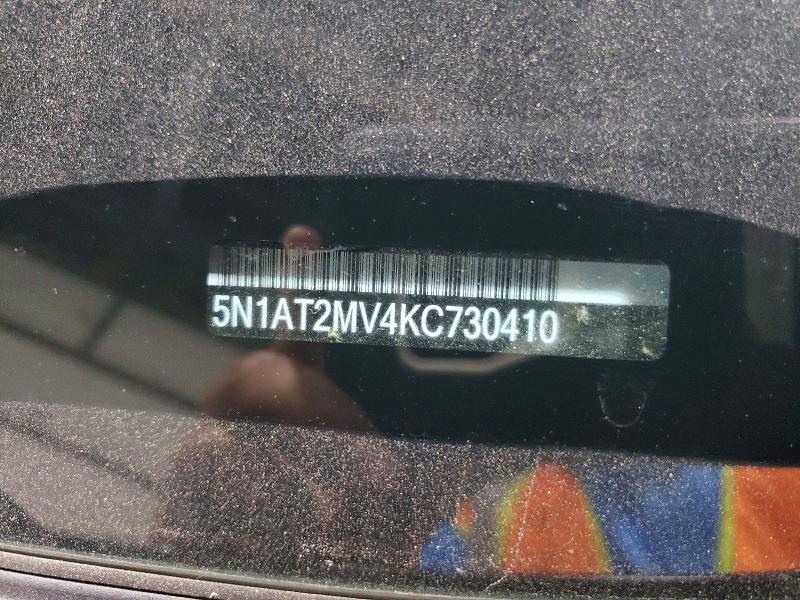 Aukcja sprzedaży 2019 Nissan Rogue, vin: 5N1AT2MV4KC730410, numer aukcji: 65240466