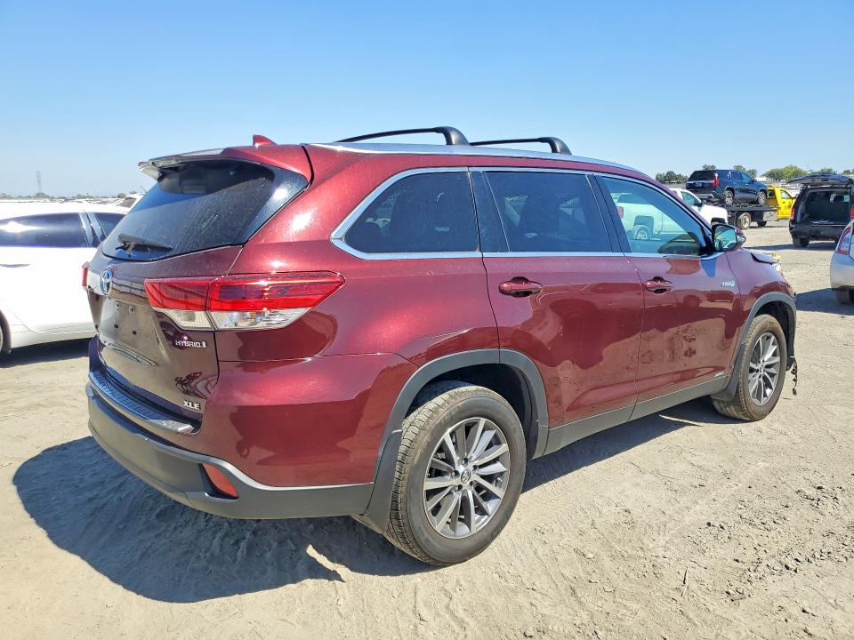 63851606 :رقم المزاد ، 5TDJGRFH9KS074812 vin ، 2019 Toyota Highlander Hybrid مزاد بيع