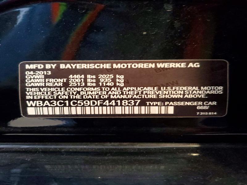 Продажа на аукционе авто 2013 Bmw 3-series 328i 4d Sed, vin: WBA3C1C59DF441837, номер лота: 65169896