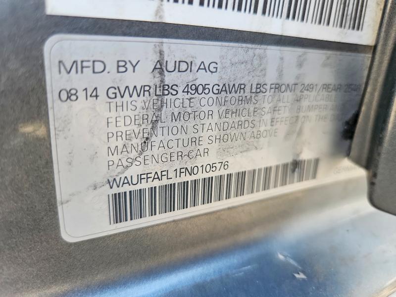 Aukcja sprzedaży 2015 Audi A4, vin: WAUFFAFL1FN010576, numer aukcji: 64684346