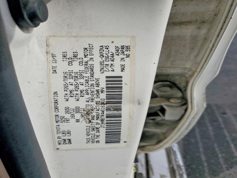 Aukcja sprzedaży 1998 Toyota 4runner, vin: JT3HN87R4W0161410, numer aukcji: 65557936