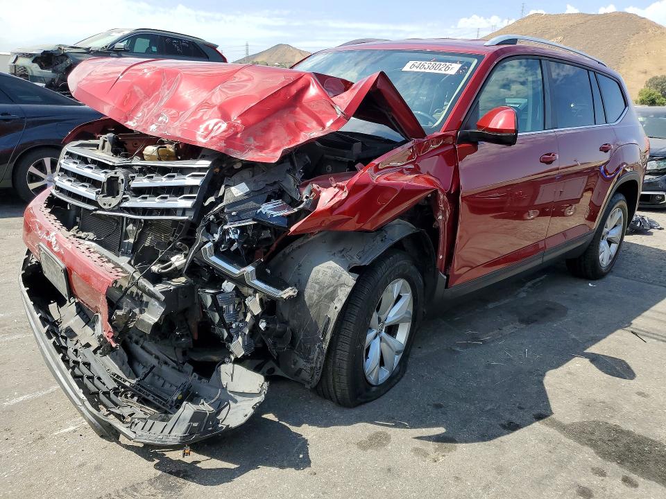 2018 Volkswagen Atlas მანქანა იყიდება აუქციონზე, vin: 1V2CR2CA6JC509821, აუქციონის ნომერი: 64638026