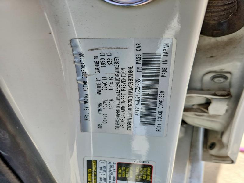 Продажа на аукционе авто 2021 Mazda 3, vin: JM1BPAAL4M1332235, номер лота: 64591626