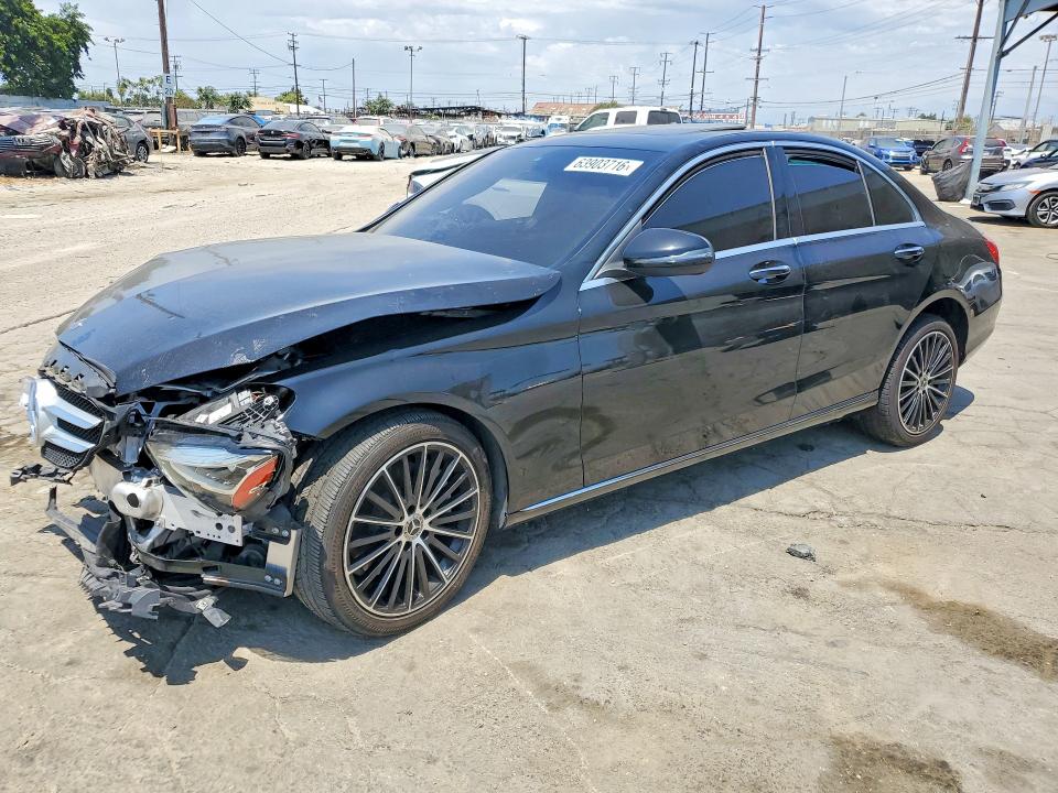 2020 Mercedes-benz C მანქანა იყიდება აუქციონზე, vin: WDDWF8DB0LR558472, აუქციონის ნომერი: 63903716