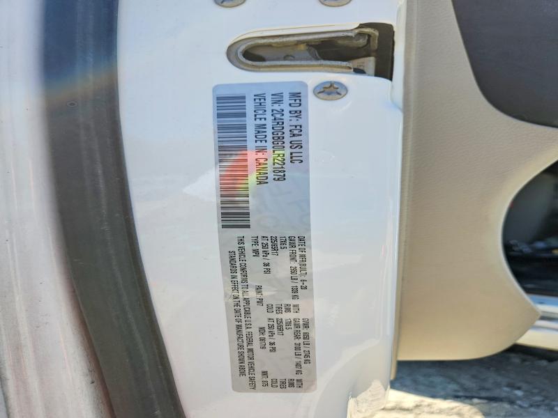 Продаж на аукціоні авто 2020 Dodge Grand Caravan, vin: 2C4RDGBG0LR221879, номер лоту: 66203366