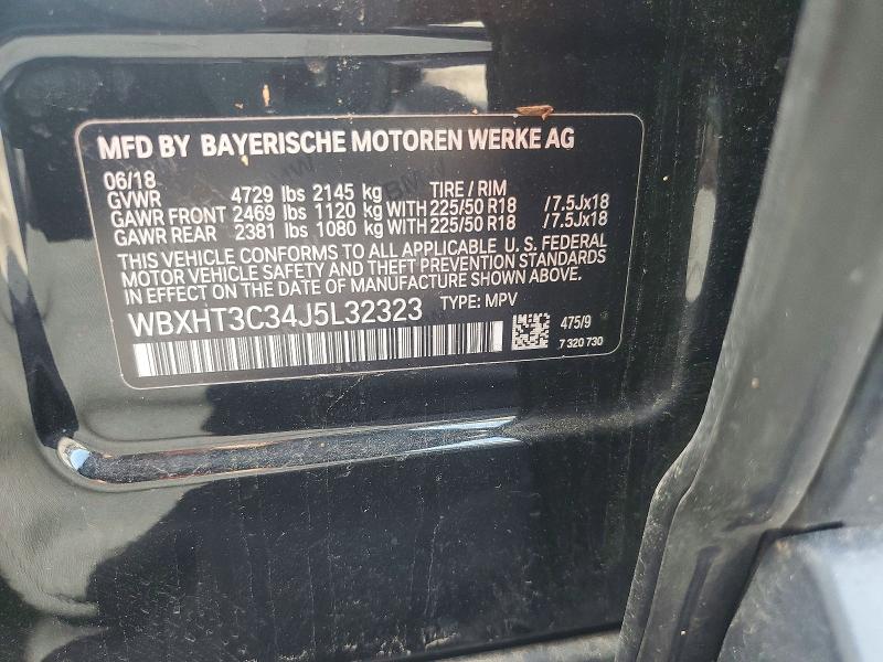 Продаж на аукціоні авто 2018 Bmw X1, vin: WBXHT3C34J5L32323, номер лоту: 65394776