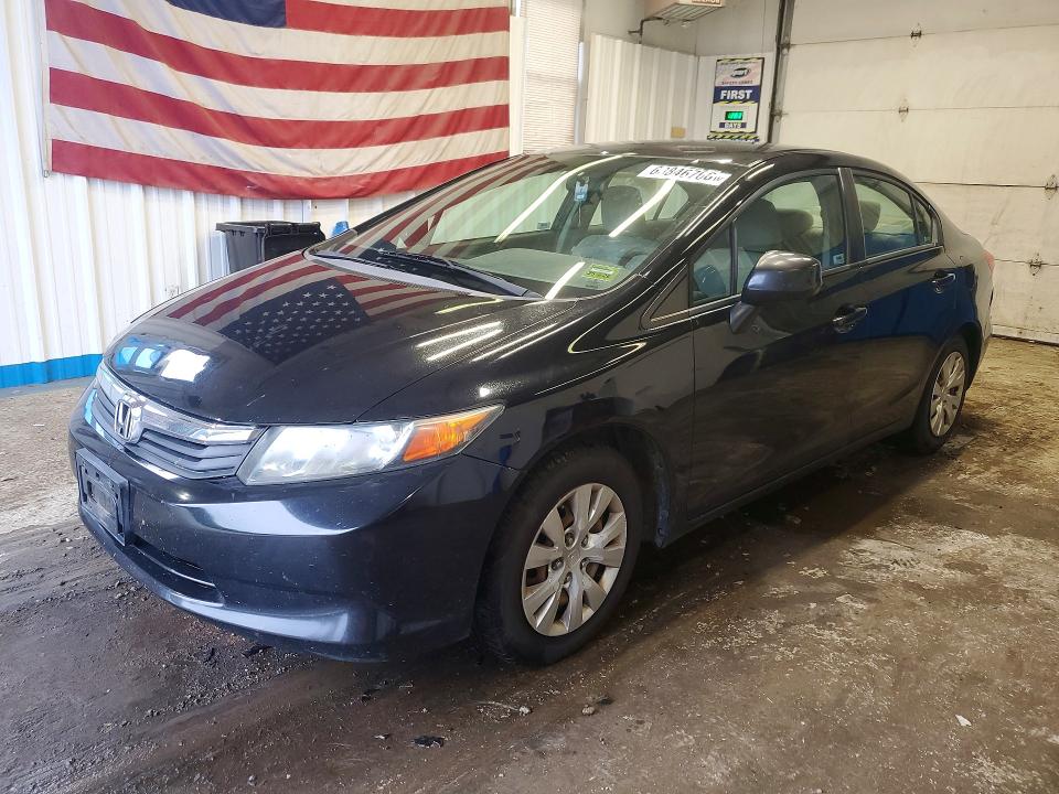 63846766 :رقم المزاد ، 2HGFB2E52CH530170 vin ، 2012 Honda Civic مزاد بيع