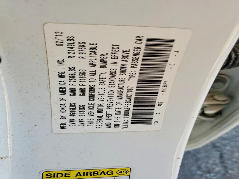 63678046 :رقم المزاد ، 19UUA8F56CA027087 vin ، 2012 Acura Tl مزاد بيع