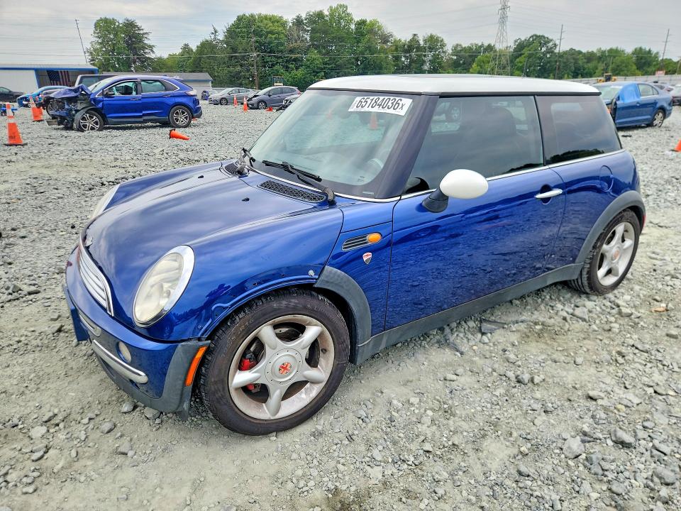 2003 Mini Cooper მანქანა იყიდება აუქციონზე, vin: WMWRC33483TC41063, აუქციონის ნომერი: 65184036