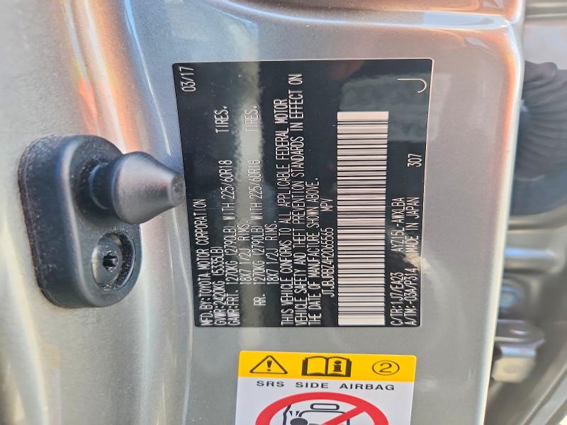 66223976 :رقم المزاد ، JTJBJRBZ4H2065565 vin ، 2017 Lexus Nx مزاد بيع