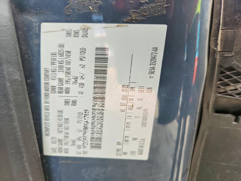 61498196 :رقم المزاد ، 1FDDF6P85MKA17848 vin ، 2021 Ford Transit مزاد بيع