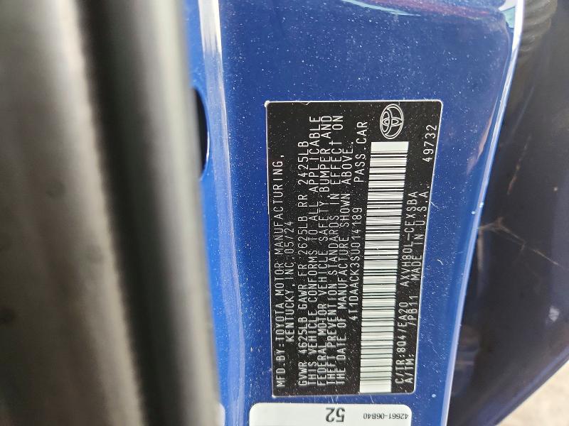 Продаж на аукціоні авто 2025 Toyota Camry, vin: 4T1DAACK3SU014189, номер лоту: 64469586