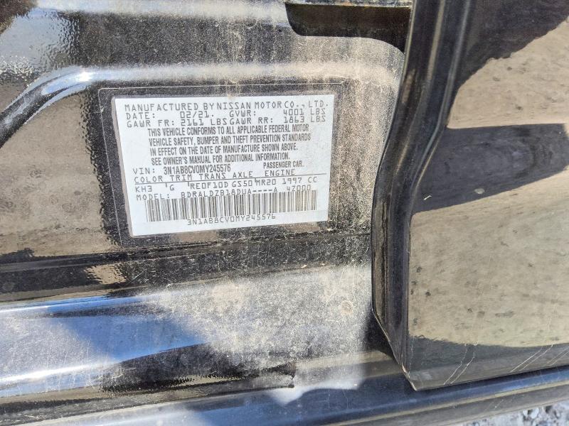 Продаж на аукціоні авто 2021 Nissan Sentra, vin: 3N1AB8CV0MY245576, номер лоту: 63114396