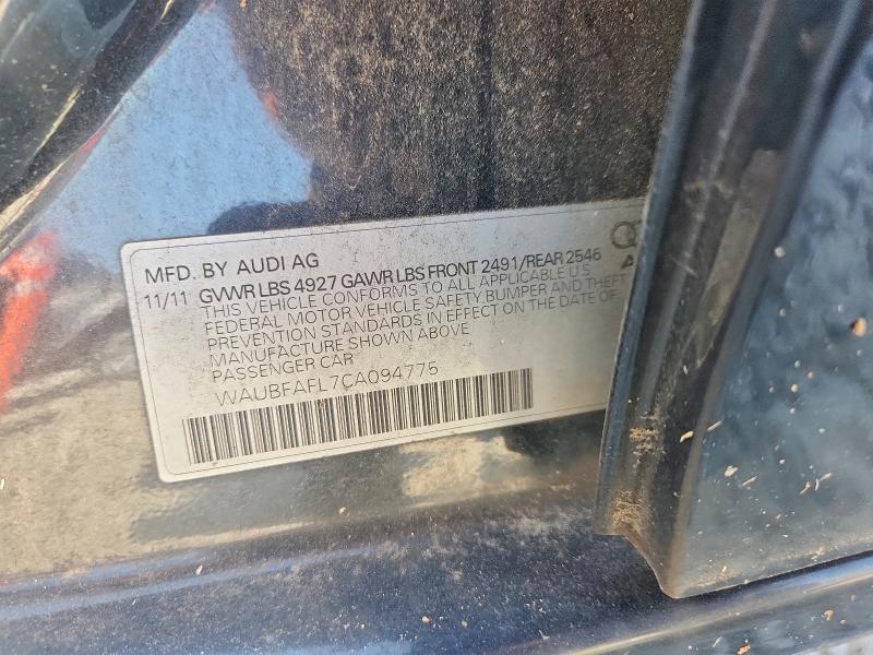 Aukcja sprzedaży 2012 Audi A4, vin: WAUBFAFL7CA094775, numer aukcji: 64699016