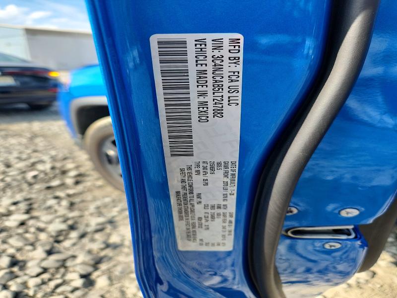 Продаж на аукціоні авто 2020 Jeep Compass, vin: 3C4NJCAB5LT247882, номер лоту: 66654316