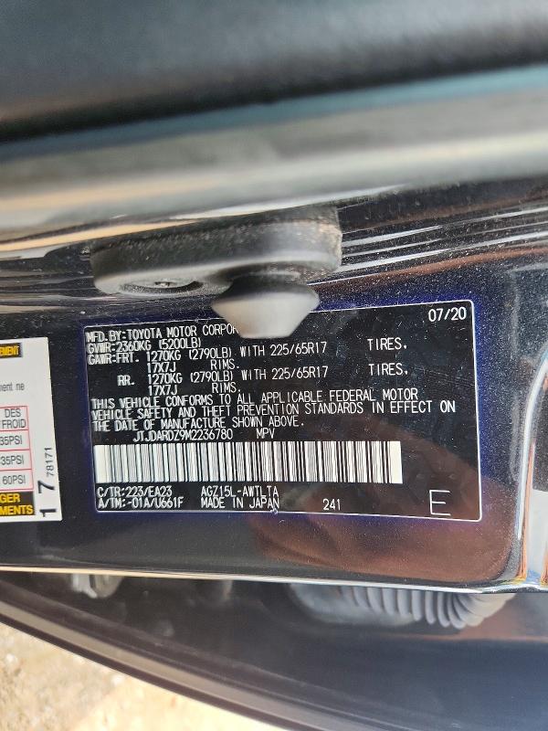 Aukcja sprzedaży 2021 Lexus Nx 300, vin: JTJDARDZ9M2236780, numer aukcji: 63005606