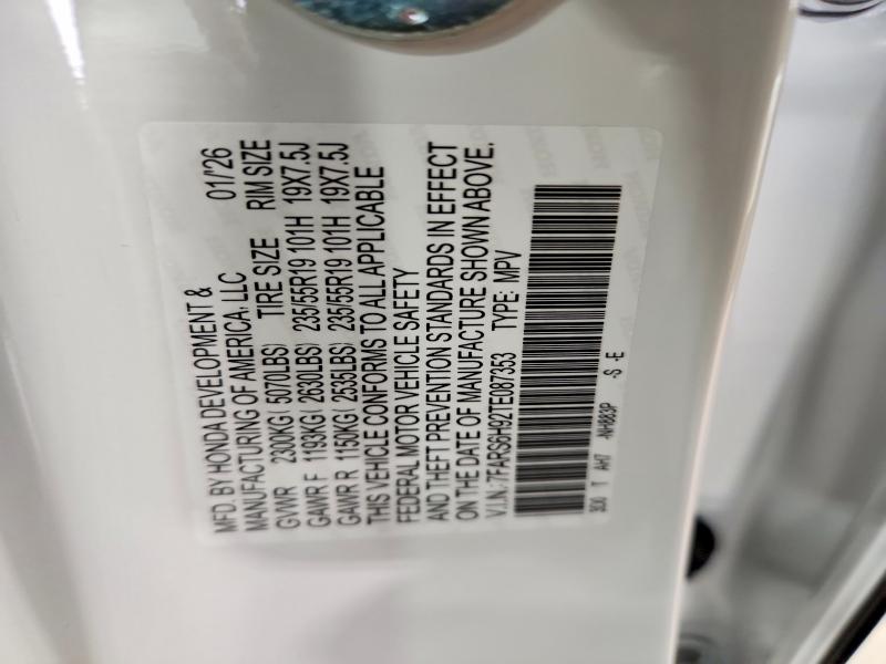 Aukcja sprzedaży 2026 Honda Cr-v, vin: 7FARS6H92TE087353, numer aukcji: 66619026