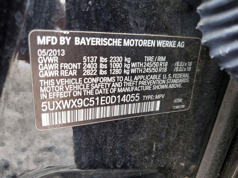 Продаж на аукціоні авто 2014 Bmw X3, vin: 5UXWX9C51E0D14055, номер лоту: 65325576
