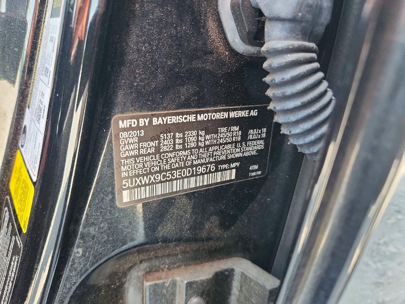 2014 Bmw X3 მანქანა იყიდება აუქციონზე, vin: 5UXWX9C53E0D19676, აუქციონის ნომერი: 64964276