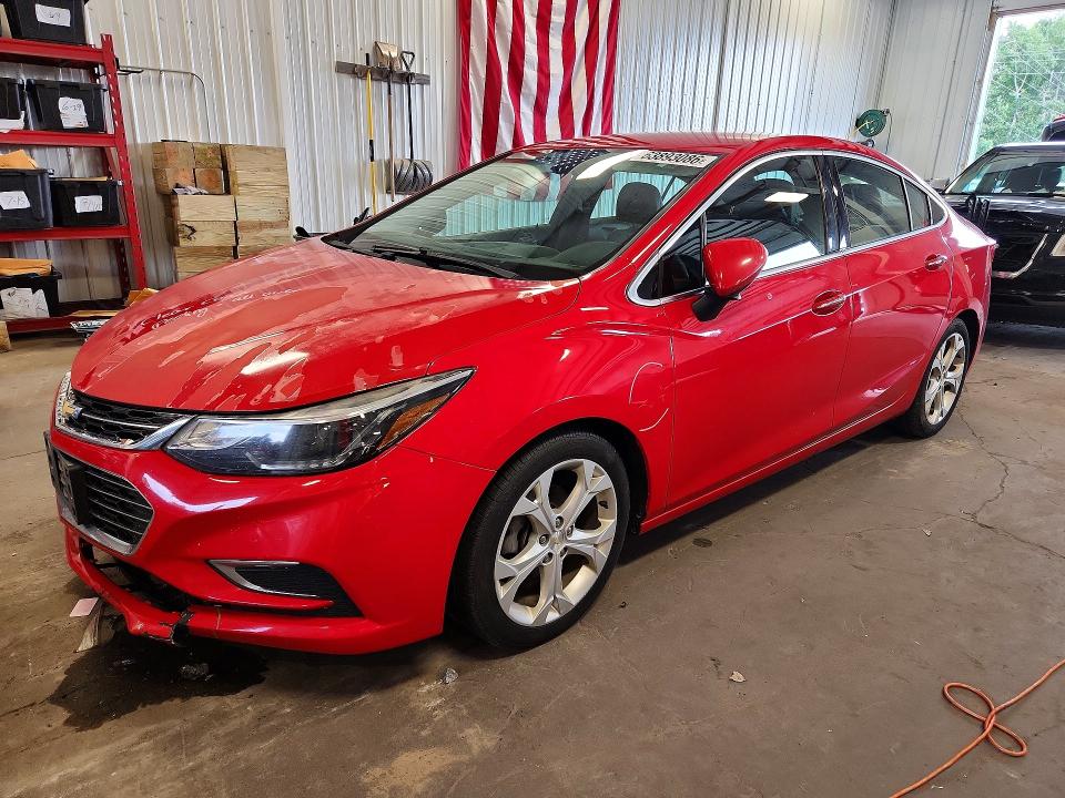 63893086 :رقم المزاد ، 1G1BF5SM4H7238871 vin ، 2017 Chevrolet Cruze مزاد بيع