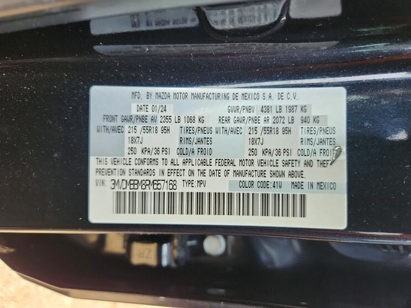 Aukcja sprzedaży 2024 Mazda Cx-30, vin: 3MVDMBBM8RM657168, numer aukcji: 64367256