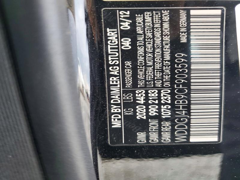 Продаж на аукціоні авто 2012 Mercedes-benz C, vin: WDDGJ4HB9CF903599, номер лоту: 65085426