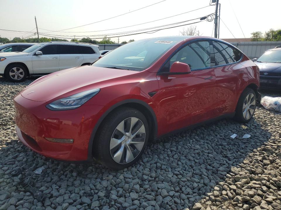64966646 :رقم المزاد ، 7SAYGDEE0NF423344 vin ، 2022 Tesla Model Y مزاد بيع
