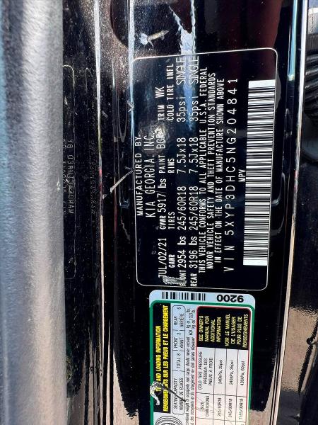 Продаж на аукціоні авто 2022 Kia Telluride, vin: 5XYP3DHC5NG204841, номер лоту: 64145326