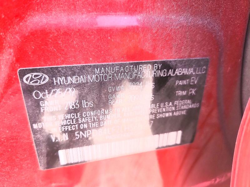 Продажа на аукционе авто 2020 Hyundai Elantra, vin: 5NPD84LF2LH560367, номер лота: 66653006