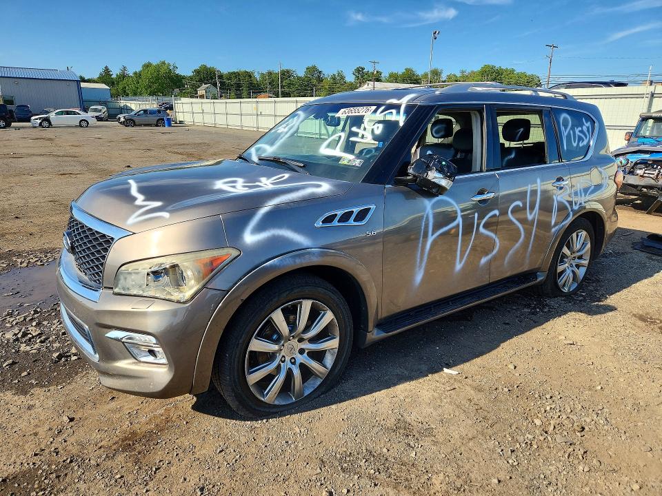 63655276 :رقم المزاد ، JN8AZ2NC8E9350766 vin ، 2014 Infiniti Qx80 مزاد بيع