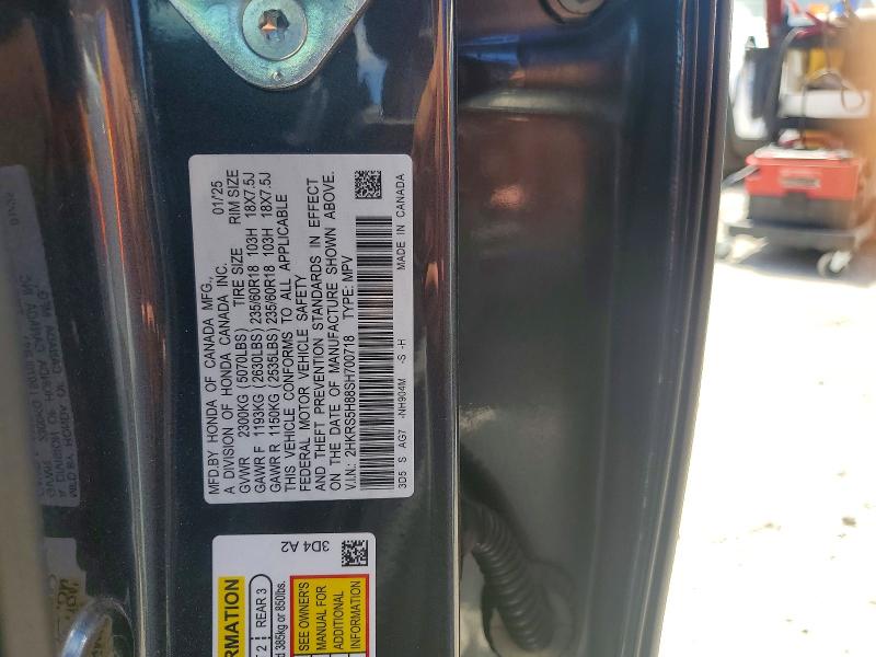 Продажа на аукционе авто 2025 Honda Cr-v, vin: 2HKRS5H88SH700718, номер лота: 65580126