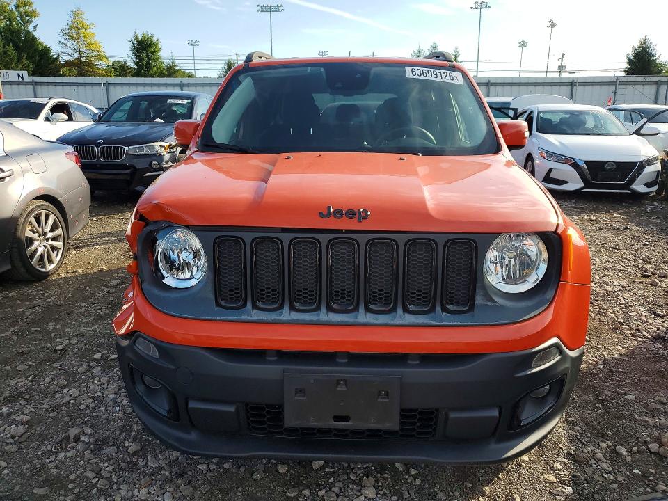 Продажа на аукционе авто 2017 Jeep Renegade, vin: ZACCJBBB4HPE59705, номер лота: 63699126