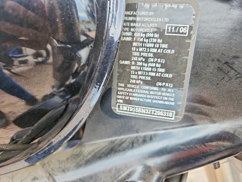 Aukcja sprzedaży 2007 Triumph Motorcycle Speed, vin: SMT915RN37T296318, numer aukcji: 64468356