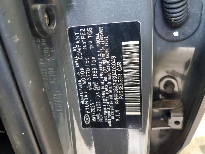 Продажа на аукционе авто 2025 Hyundai Venue, vin: KMHRC8A39SU403049, номер лота: 64299286