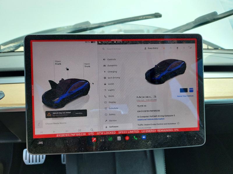 Aukcja sprzedaży 2022 Tesla Model 3, vin: 5YJ3E1EC7NF195238, numer aukcji: 66841046