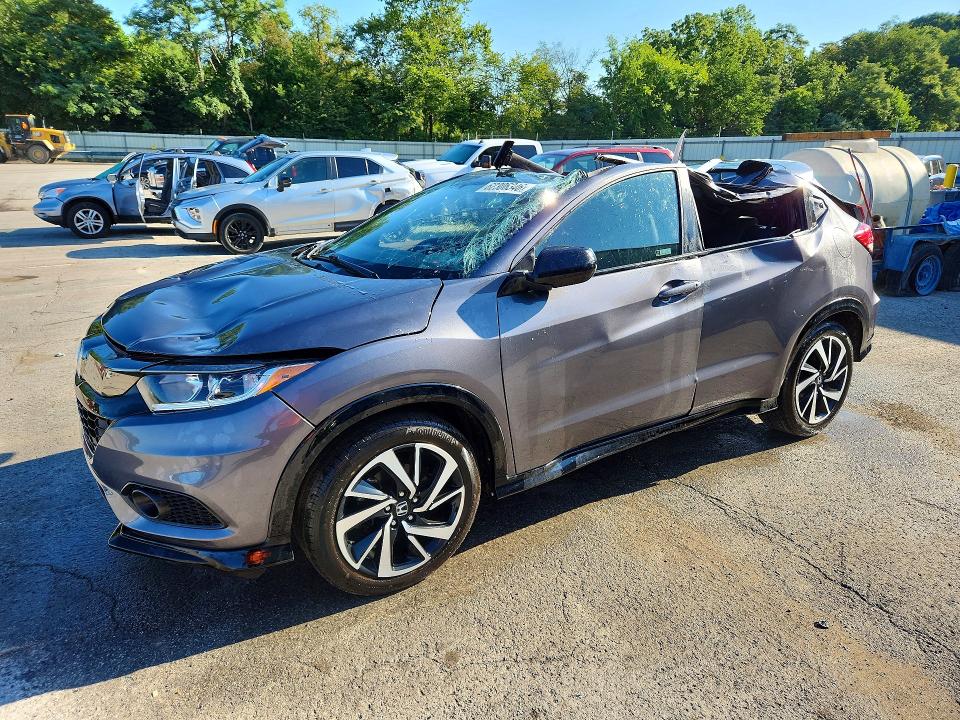 2019 Honda Hr-v მანქანა იყიდება აუქციონზე, vin: 3CZRU6H11KG705054, აუქციონის ნომერი: 62306346