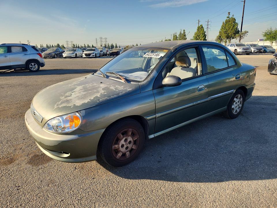 64225186 :رقم المزاد ، KNADC123316038887 vin ، 2001 Kia Rio مزاد بيع