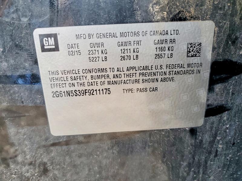 Aukcja sprzedaży 2015 Cadillac Xts, vin: 2G61N5S39F9211175, numer aukcji: 64813176