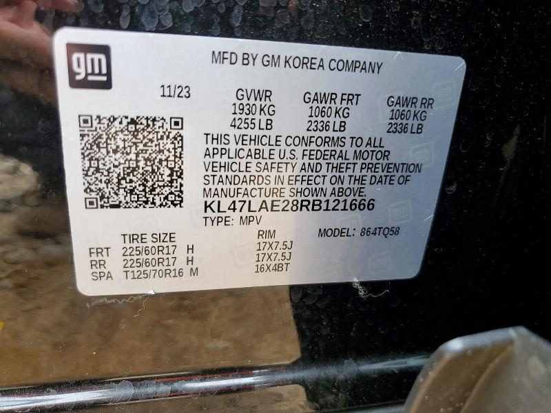 64279976 :رقم المزاد ، KL47LAE28RB121666 vin ، 2024 Buick Envista مزاد بيع